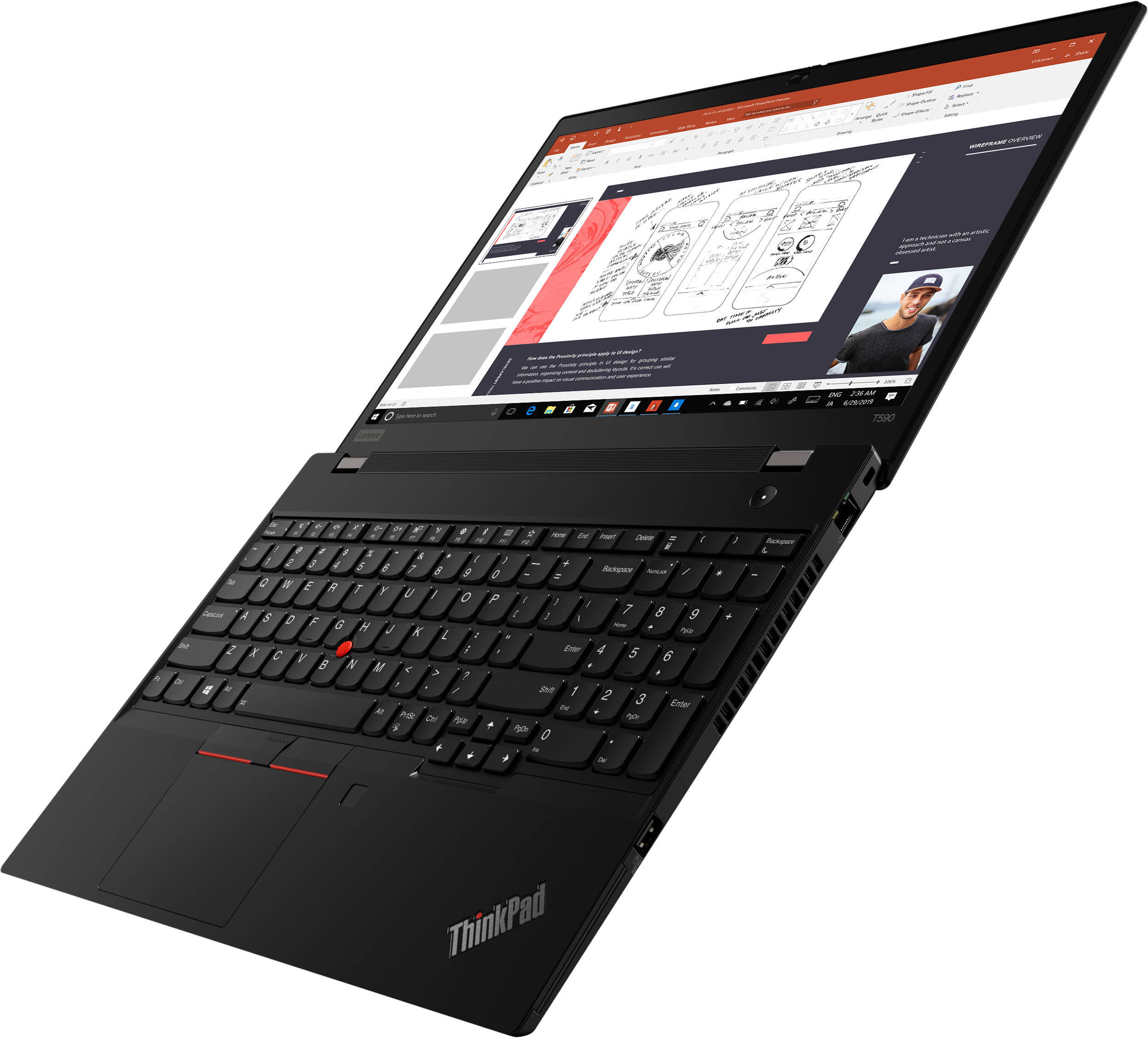 Ordinateur portable Lenovo ideapad V15 intel core i3-10e GEN. 4GB RAM & 1TB  HDD