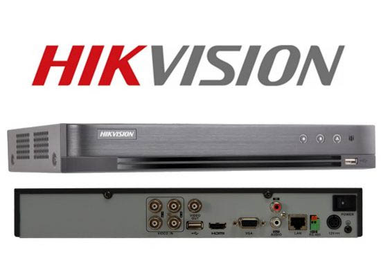 HIKVISION DVR Upto 5MP 4Canaux, 1HDD 12M